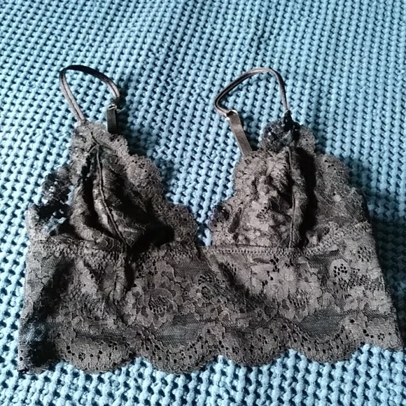 (NWOT)Blush bralette the lace black size small - Picture 2 of 5